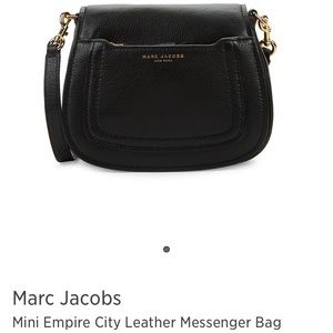 Marc Jacobs Mini Empire City Leather Messenger Bag